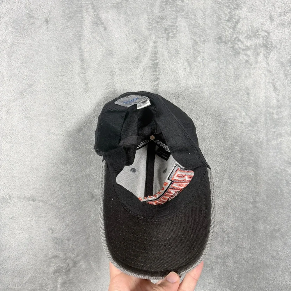 Reebok Mens L/XL Buffalo Bandits Hat NLL Lacrosse Waffle Knit Stretch Fit Cap